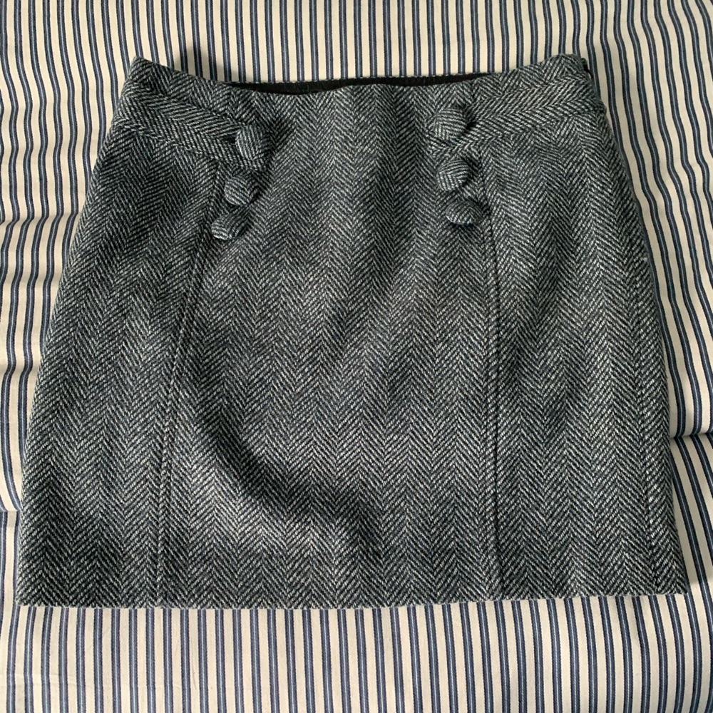 Tweed Ann Taylor Factory Mini Skirt - Picture 1 of 4